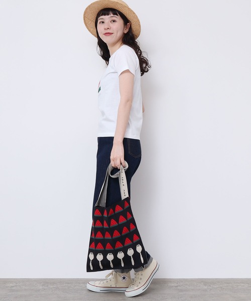 peu pres(プープレ)の「すいかニットバッグ(ショルダーバッグ・レディース・ブラック・FREE)」の19枚目の写真