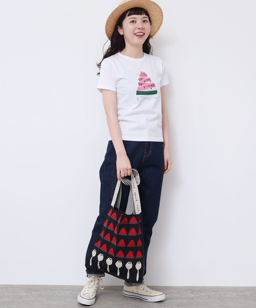 peu pres(プープレ)の「すいかニットバッグ(ショルダーバッグ・レディース・ブラック・FREE)」の20枚目の写真