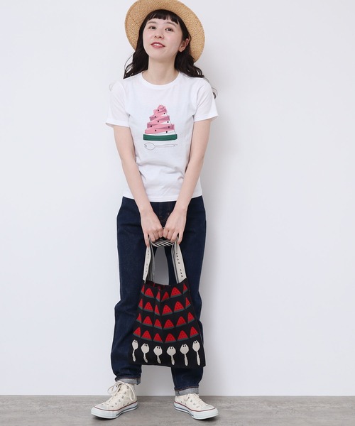 peu pres(プープレ)の「すいかニットバッグ(ショルダーバッグ・レディース・ブラック・FREE)」の21枚目の写真