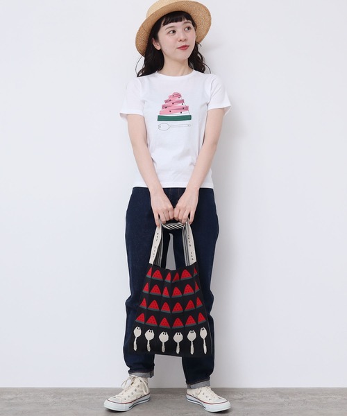 peu pres(プープレ)の「すいかニットバッグ(ショルダーバッグ・レディース・ブラック・FREE)」の22枚目の写真