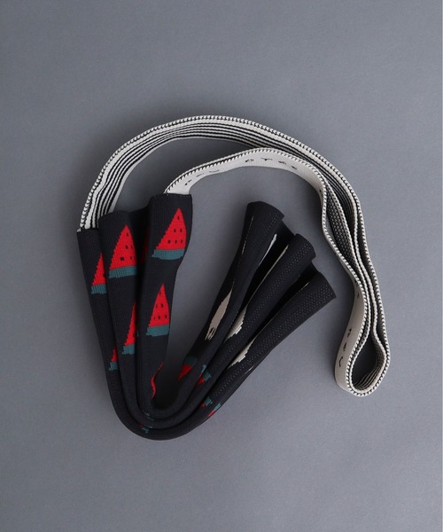 peu pres(プープレ)の「すいかニットバッグ(ショルダーバッグ・レディース・ブラック・FREE)」の4枚目の写真