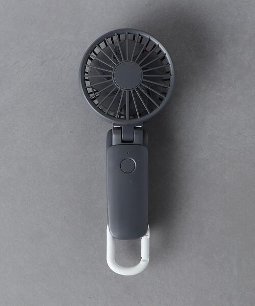 UNITED ARROWS(ユナイテッドアローズ)の「<RHYTHM(リズム)>SILKYWIND モバイルファン(その他雑貨・レディース・ライトブルー/ホワイト/ダークグレー・FREE)」の1枚目の写真