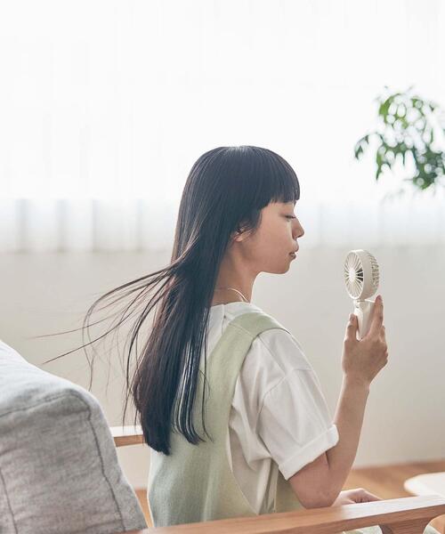 UNITED ARROWS(ユナイテッドアローズ)の「<RHYTHM(リズム)>SILKYWIND モバイルファン(その他雑貨・レディース・ライトブルー/ホワイト/ダークグレー・FREE)」の15枚目の写真