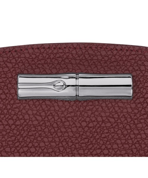 LONGCHAMP（ロンシャン）の「Roseau コンパクトウォレット（財布・レディース・レッド系その他・FREE）」の3枚目の写真