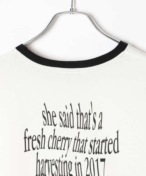 新品未使用タグ付き‼️ニコアンド she said that コラボTシャツ niko and（ニコアンド）の「【she said that (シー セッド ザット