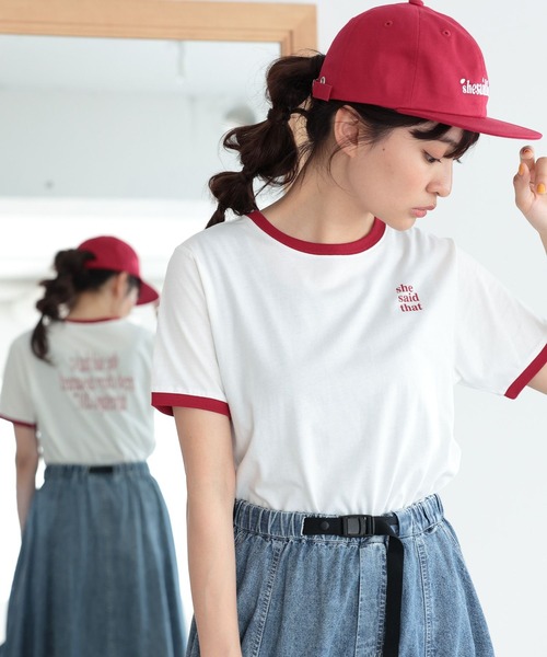 専用✦新品&美品✦マークアンドロナ✦T-LINEシャツスカートなど5点セット レトロキャットイラストのセットアップ（シャツ&スカート