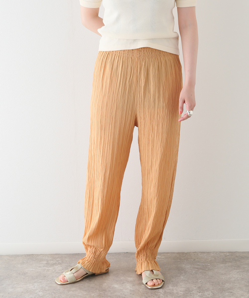 SLOBE citron.(スローブシトロン)の「SLOBE citron. フリルジョガーパンツ(その他パンツ・レディース・ブラック/オレンジ・FREE)」の11枚目の写真