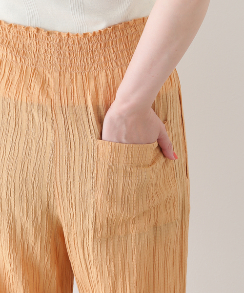 SLOBE citron.(スローブシトロン)の「SLOBE citron. フリルジョガーパンツ(その他パンツ・レディース・ブラック/オレンジ・FREE)」の12枚目の写真