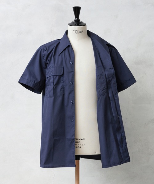 MILITARY(ミリタリー)の「実物 新品 デッドストック スペイン軍 80~90’s ショートスリーブ オフィサーシャツ(シャツ/ブラウス・メンズ・ネイビー・37/38/39/40/41)」の10枚目の写真