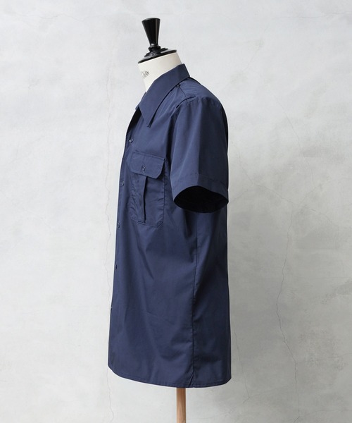 MILITARY(ミリタリー)の「実物 新品 デッドストック スペイン軍 80~90’s ショートスリーブ オフィサーシャツ(シャツ/ブラウス・メンズ・ネイビー・37/38/39/40/41)」の4枚目の写真