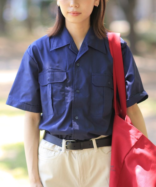 MILITARY(ミリタリー)の「実物 新品 デッドストック スペイン軍 80~90’s ショートスリーブ オフィサーシャツ(シャツ/ブラウス・メンズ・ネイビー・37/38/39/40/41)」の14枚目の写真