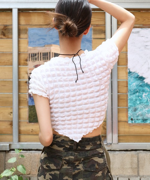 FOLLOWIN（フォロウィン）の「ミニハートペンダントチョーカーネックレス（ネックレス・レディース・シルバー/ゴールド・ONE SIZE）」の3枚目の写真