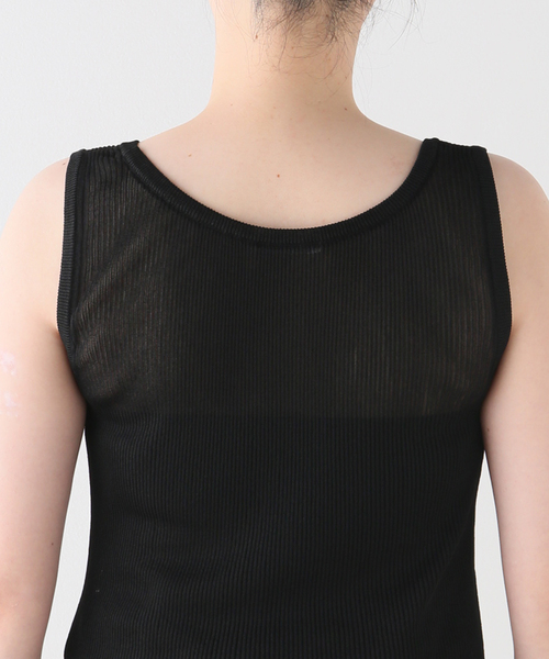 AP STUDIO（エーピーストゥディオ）の「シアーリブタンクトップ（タンクトップ・レディース・ブラック・FREE）」の16枚目の写真
