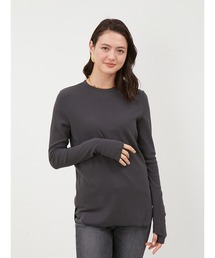 シャツカーブテレコロングTシャツ【ウォッシャブル/手洗い】