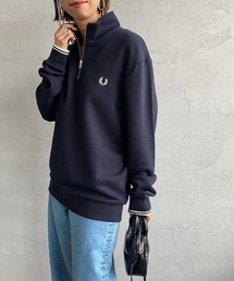 FRED PERRY | [FRED PERRY/フレッドペリー] ワンポイントロゴ刺繍 ハーフジップスウェット(スウェット)