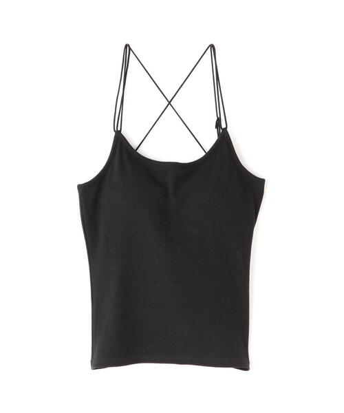 FREE'S MART（フリーズマート）の「カップ付きキャミソール（キャミソール・レディース・ホワイト/ブラック・FREE）」の3枚目の写真