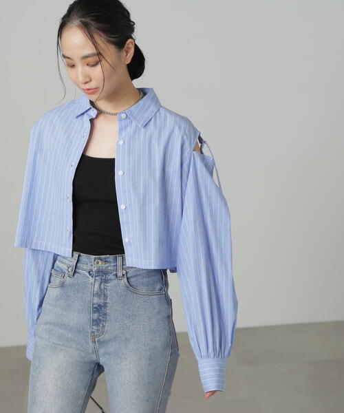 FREE'S MART（フリーズマート）の「カップ付きキャミソール（キャミソール・レディース・ホワイト/ブラック・FREE）」の7枚目の写真