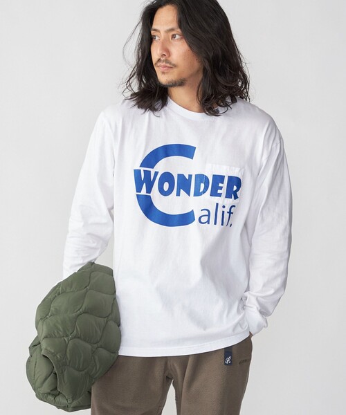 THE DAY ON THE BEACH(ザデイオンザビーチ)の「*【SHIPS別注】THE DAY ON THE BEACH: プリント ロングスリーブ Tシャツ(Tシャツ/カットソー・メンズ・ホワイト/ブラウン/ロイヤルブルー・LARGE/X-LARGE/MEDIUM)」の2枚目の写真