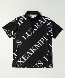 LUXEAKMPLUS(リュクスエイケイエムプラス)ゴルフ 総柄半袖ポロシャツ