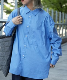 CIAOPANIC TYPY | 【ユニセックス】アソートストライプストレッチオーバーシャツ(シャツ/ブラウス)