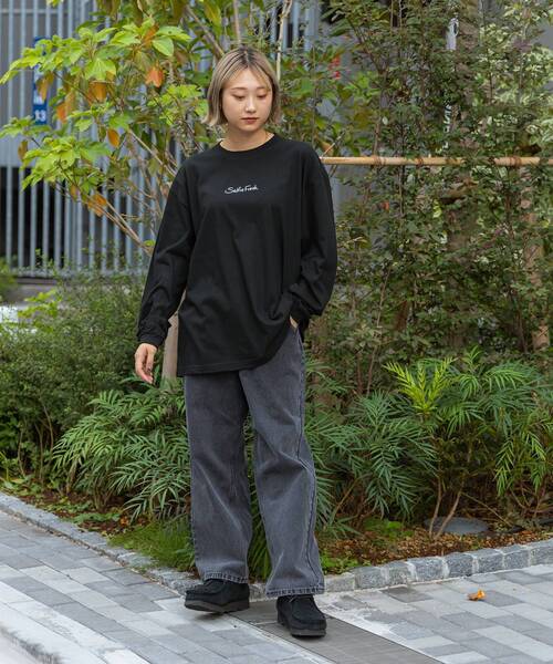 NAVAL(ナバル)の「【SELFIE GIRL】イラストバックプリントビックシルエットロンT(Tシャツ/カットソー・メンズ・その他1/ホワイト/ブラック/その他2・LARGE/MEDIUM)」の14枚目の写真