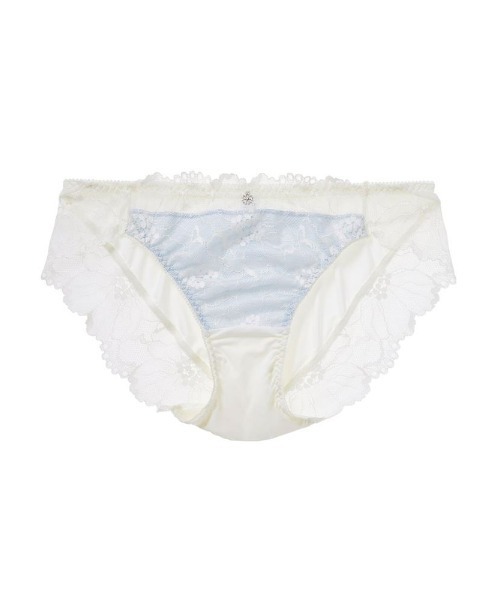 tutuanna（チュチュアンナ）の「ショーツレディース [特盛ブラ]シャルマンノワールフルショーツ（ショーツ・レディース・オフホワイト/ブラック/ピンク/ピンク系その他/パープル系その他/ネイビー/オレンジ/グリーン/ライトグレー/ダークグリーン/グレイッシュブルー/サンドベージュ/ラベンダー/エンジ/コーラルピンク/イエロー/クリーム/ブルー系その他/ミント/ブルー系その他4/黄土色系1/ダークブルー/セージグリーン/ローズ/マスタード/ダークグリーン系1/ダークブラック/ダークパープル/グリーン系4/ピンク系その他7/グリーン系5/ホワイト×ネイビー/グリーン系6/サーモンピンク/レッド系その他6/ホワイト×ブルー・M/L）」の3枚目の写真