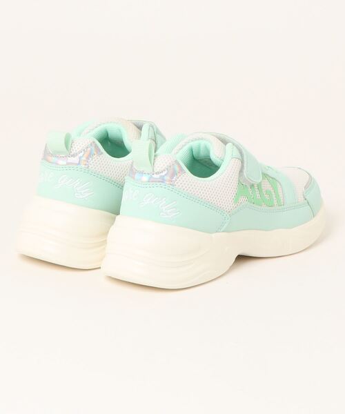 algy（アルジー）の「ALGY アルジー キッズ 厚底スニーカー【軽量】 4303（スニーカー・キッズ・カーキ/ホワイト・22.0cm/20.0cm/23.0cm/21.0cm/24.0cm）」の3枚目の写真