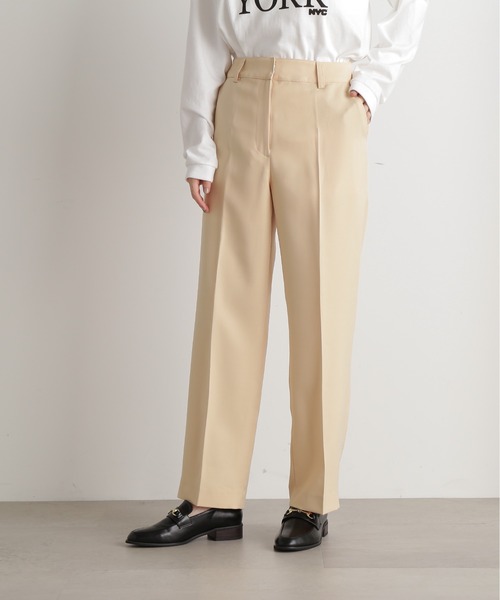 N.(N. Natural Beauty Basic)(エヌエヌナチュラルビューティーベーシック)の「【S Size Line】◆センタープレスストレートパンツ(スラックス・レディース・イエロー/ブラウン/ブラック・SMALL/MEDIUM)」の22枚目の写真