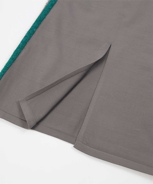 miette(ミエット)の「キラキラサイドラインニットスカート(スカート・レディース・グレー/ブラック・FREE)」の16枚目の写真