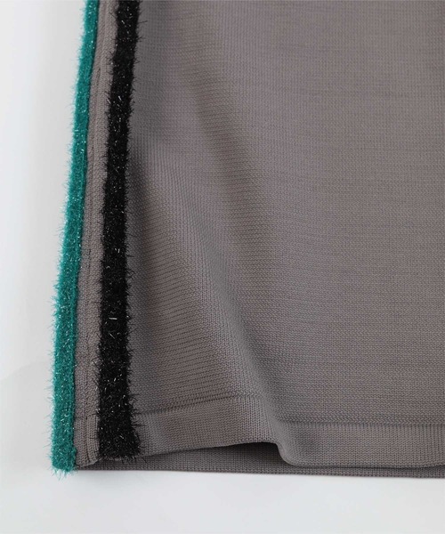 miette(ミエット)の「キラキラサイドラインニットスカート(スカート・レディース・グレー/ブラック・FREE)」の17枚目の写真