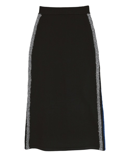 miette(ミエット)の「キラキラサイドラインニットスカート(スカート・レディース・グレー/ブラック・FREE)」の20枚目の写真