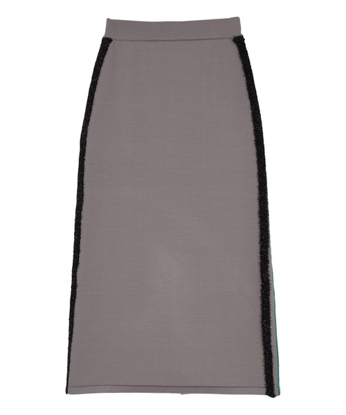 miette(ミエット)の「キラキラサイドラインニットスカート(スカート・レディース・グレー/ブラック・FREE)」の21枚目の写真