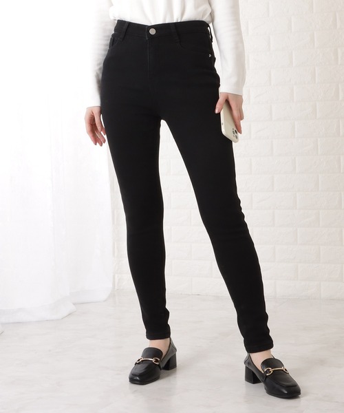 DIANTE スキニー　01新品、未使用 小さいサイズ 裏フリースデニムストレッチスキニーパンツ(選べる2