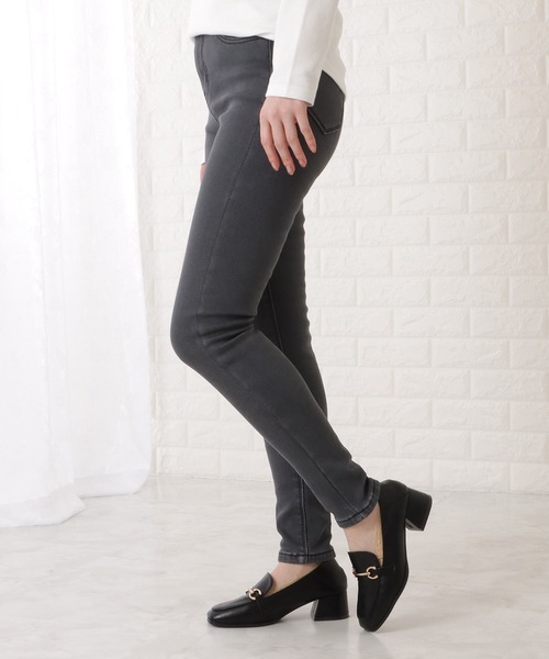 DIANTE スキニー　01新品、未使用 小さいサイズ 裏フリースデニムストレッチスキニーパンツ(選べる2