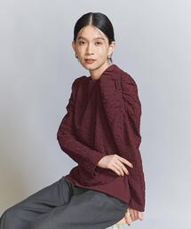 BEAUTY&YOUTH UNITED ARROWS | ポリエステルジャカード パフスリーブ ブラウス -ウォッシャブル-(シャツ/ブラウス)