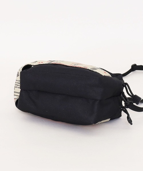 COOCO(クーコ)の「オリジナル柄テープ2層ポーチ2WAYショルダー(ショルダーバッグ・レディース・ブラック/ブルー/ベージュ/カーキ/レオパード・9)」の8枚目の写真