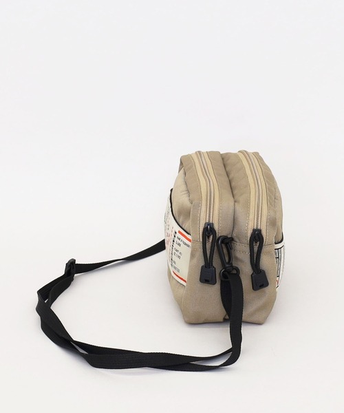 COOCO(クーコ)の「オリジナル柄テープ2層ポーチ2WAYショルダー(ショルダーバッグ・レディース・ブラック/ブルー/ベージュ/カーキ/レオパード・9)」の10枚目の写真