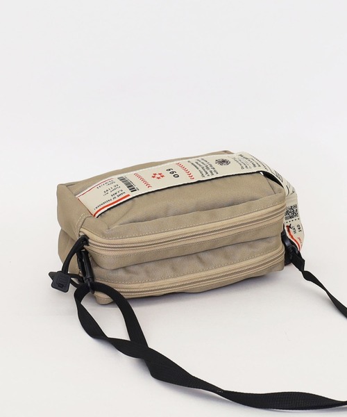 COOCO(クーコ)の「オリジナル柄テープ2層ポーチ2WAYショルダー(ショルダーバッグ・レディース・ブラック/ブルー/ベージュ/カーキ/レオパード・9)」の11枚目の写真