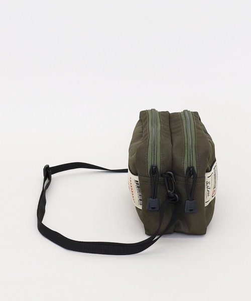 COOCO(クーコ)の「オリジナル柄テープ2層ポーチ2WAYショルダー(ショルダーバッグ・レディース・ブラック/ブルー/ベージュ/カーキ/レオパード・9)」の14枚目の写真