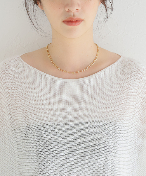 【新品】 IENA ローラロンバルディ オーバルチェーンネックレス ゴールド LAURA LOMBARDI/ローラロンバルディ】ADRIANA ネックレス