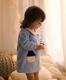 kids zoo（キッズズー）の「ブークレー裏起毛衿付きワンピース（ワンピース・キッズ）」