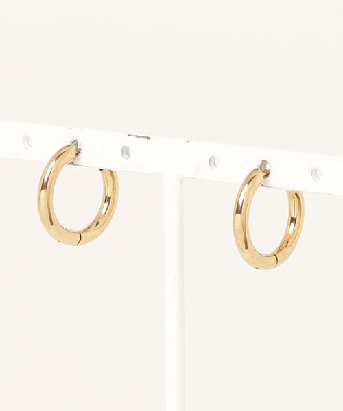 JOHN'S CLOSET(ジョンズクローゼット)の「【40】ステンレス フープピアス 〔2個set〕(ピアス(両耳用)・メンズ・ゴールド系その他/シルバー系その他/シルバー/ブラック/ゴールド・FREE)」の18枚目の写真