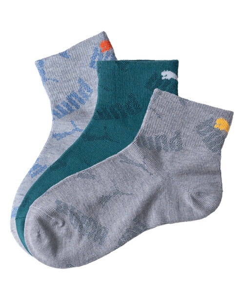 PUMA（プーマ）の「PUMA/プーマ 3足セット 靴下 ショート丈ソックス ブランド ロゴ ドライ 消臭加工 補強  子供用 くつした 19～25cm（ソックス/靴下・キッズ・その他2/その他1/その他4/その他3/その他5/その他6・19-21cm/21-23cm/23-25cm）」の6枚目の写真
