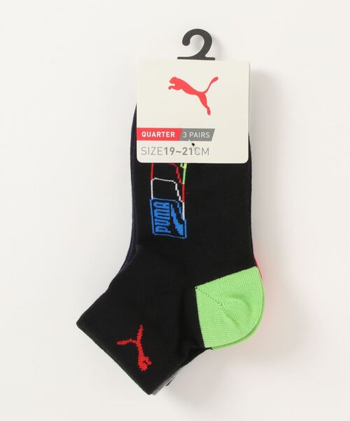 PUMA（プーマ）の「PUMA/プーマ 3足セット 靴下 ショート丈ソックス ブランド ロゴ ドライ 消臭加工 補強  子供用 くつした 19～25cm（ソックス/靴下・キッズ・その他2/その他1/その他4/その他3/その他5/その他6・19-21cm/21-23cm/23-25cm）」の10枚目の写真
