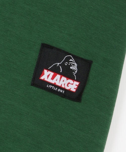 XLARGE KIDS（エクストララージキッズ）の「ツートーンロゴパーカ（パーカー・キッズ・トップグレー/グリーン/ブラック・90cm/140cm/110cm/130cm/120cm/100cm/80ｃｍ）」の14枚目の写真