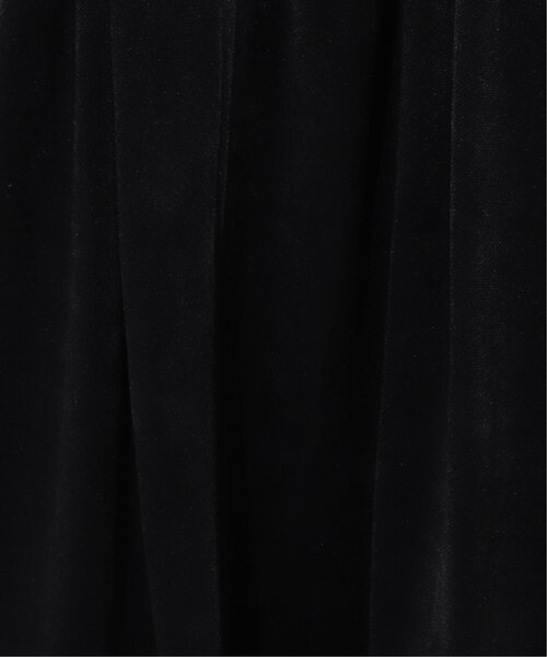 DOUBLE NAME（ダブルネーム）の「ベロア微配色ステッチフレアスカート（スカート・レディース・キナリ/ブラウン/ブラック・FREE）」の9枚目の写真