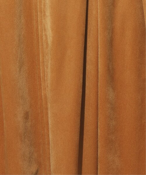 DOUBLE NAME（ダブルネーム）の「ベロア微配色ステッチフレアスカート（スカート・レディース・キナリ/ブラウン/ブラック・FREE）」の17枚目の写真