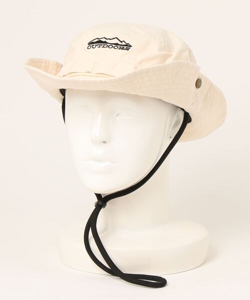 STYLEBLOCK（スタイルブロック）の「フロント刺繍サファリハット（ハット・レディース・ブラック/カーキ/グリーン系その他/ベージュ/ネイビー/ブラウン系その他/グレー・FREE）」の3枚目の写真