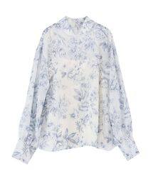 LAGUNAMOON | モノクロームフラワーパターンブラウス(シャツ/ブラウス)