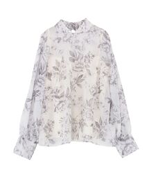 LAGUNAMOON | モノクロームフラワーパターンブラウス(シャツ/ブラウス)